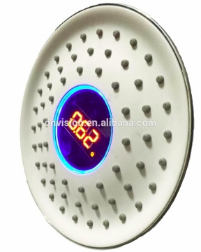 temperature on display for shower