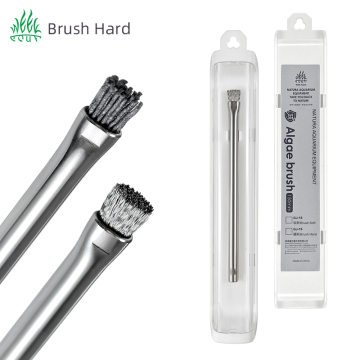 Stainless Steel Algae Brush Cleaner for Fish Tank Maintenance and Landscaping