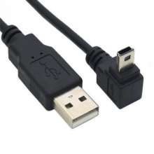 USB AM to MINI USB Down Angled Cable