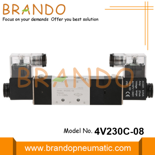 4V230C-08 4V230C-1/4 Válvula solenoide neumática tipo Airtac