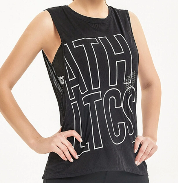 Women High Wicking Athletic Gym Tops Tank Tops