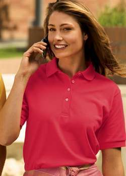 Ladies Pique Knit Sport Shirt