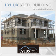 Steel frame house villa,prefab house construction