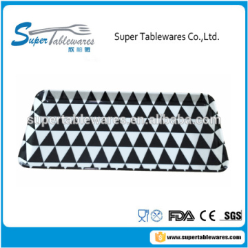 Custom printing decorative melamine tray/serving tray
