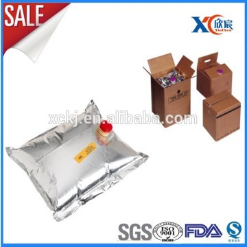 10l aseptic bag for fruit puree,aseptic bag in box,220l aseptic bag