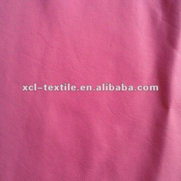 XCL 100% PU synthetic /artificial /imtation golden apple leather for clothes