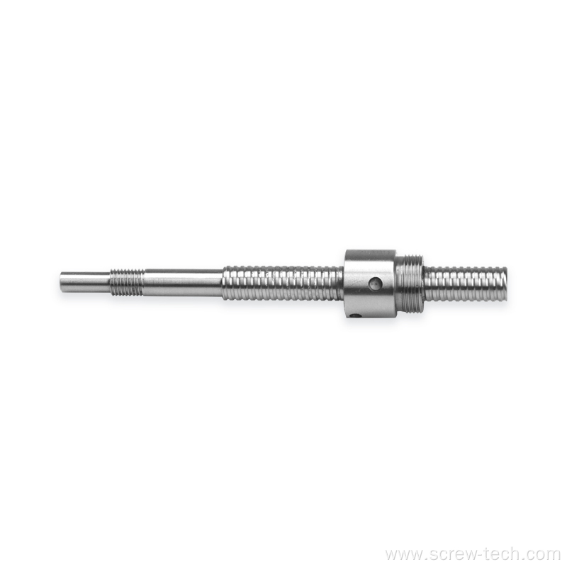 10mm diameter 1mm pitch round nut ball screw