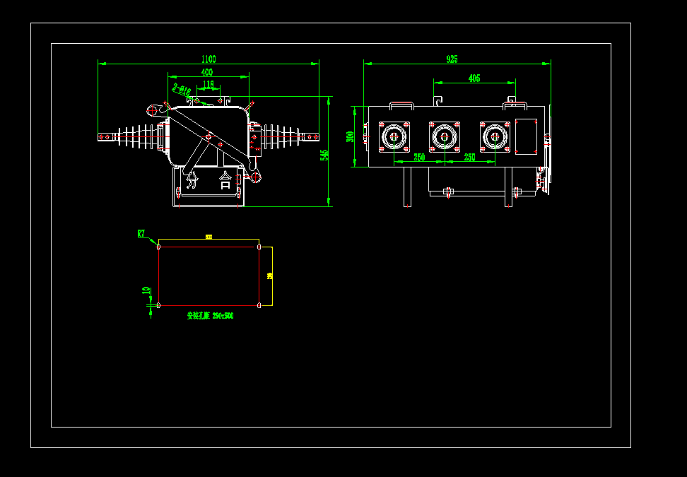 Outdoor PGS-12/24/40.5KV 400A 630A SF6  Load Break Switch