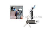 Double Flame Cigar Lighter with pipe knife &cigar scissors cutter