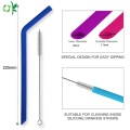 Soft Easy to Clean Foldable Silicone Drinking Straw