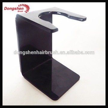 Black shaving brush stand, Stand, Black acrylic stand