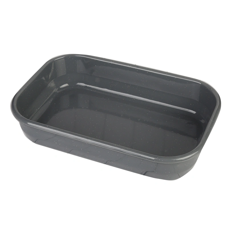 Rectangle Bakeware Comal Baking Ware BBQ Grill Cake Pan Enamel Ware