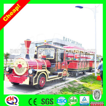 Electric trackless diesel road train antique train metal decorative trains