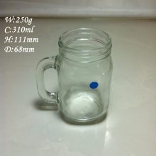 300ml 10oz Glass Mason Jar with Handle