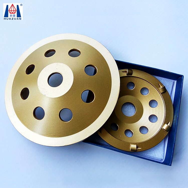 Huazuan PCD Grinding Cup Wheel for Removing Glues Epoxy and Paints