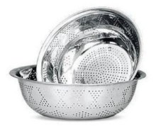Rice sieve / Colander, s/s