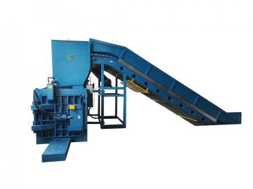 Semi automatic baler machine