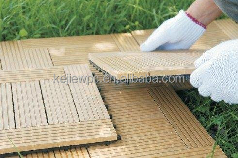 Barefoot Friendly High Quality WPC DIY Flooring 30X30cm Boards For Outdoor Floor Decking