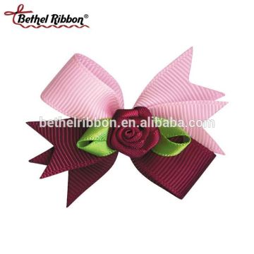 Professional for garments Eco Friendly pre-made ribbon bow