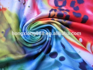 Polyester Spandex Swimsuit Printed Fabric