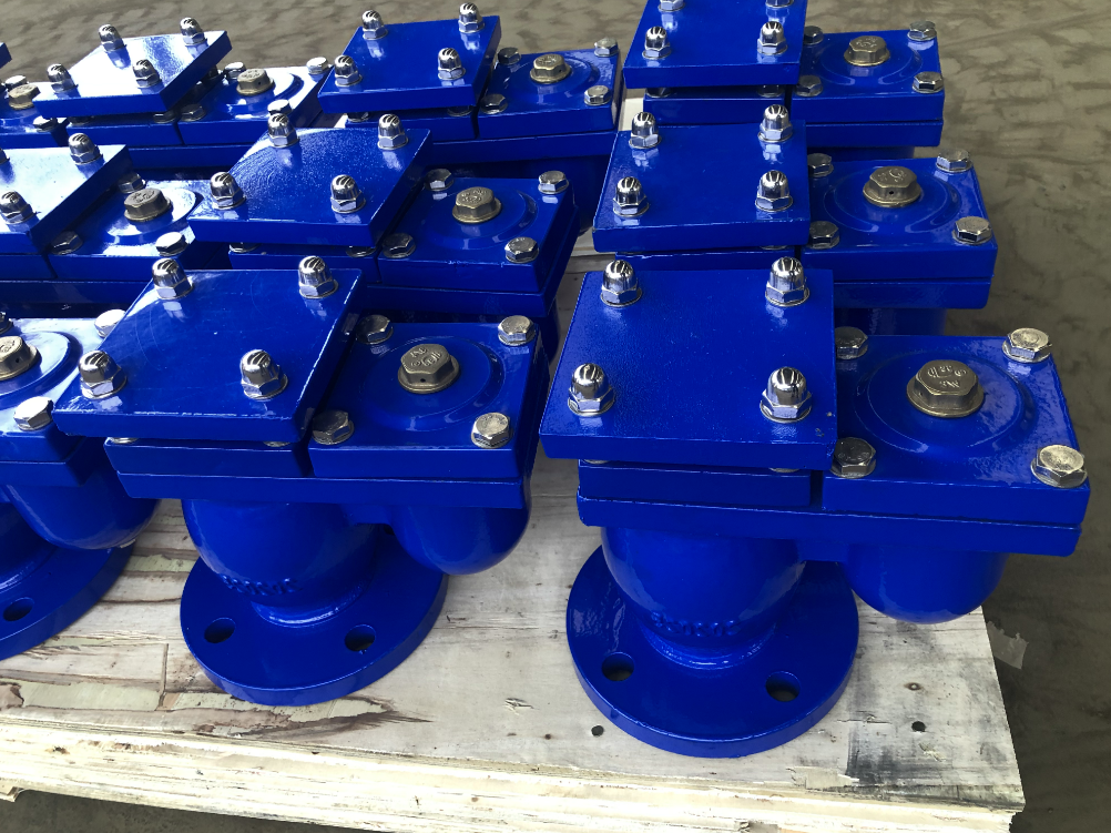 DN50-DN300 Ductile Iron Flanged Double Orifice Air Release Valve  for water pipe line