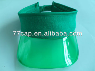 Plastic UV Protection Sun Visor Cap Anti UV Cap