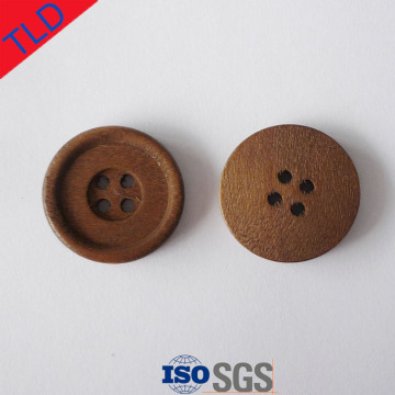 Custom laser engraved wooden buttons