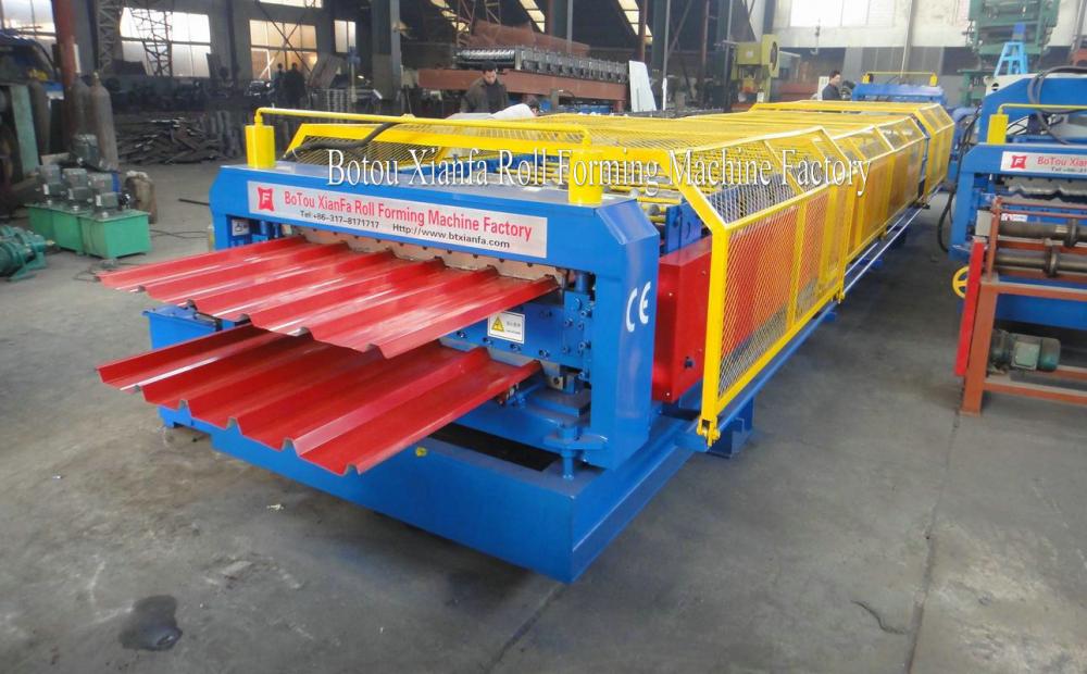 Color Steel Roof Panel Double Deck Machine