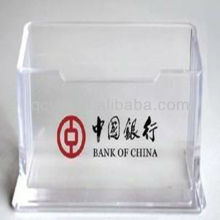 Hot sale! high quality transparent acrylic desk name card holder