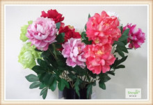 High Quality Artificial Decorative Beautiful Wedding And Indoor and Outdoor  Decoration ,Fashion, New Style,2 heads penoy