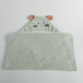 Lovely Ultra Soft Microfiber Hooded Baby Bathrobe Towel