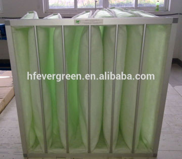 Pocket air filter cleaning machine