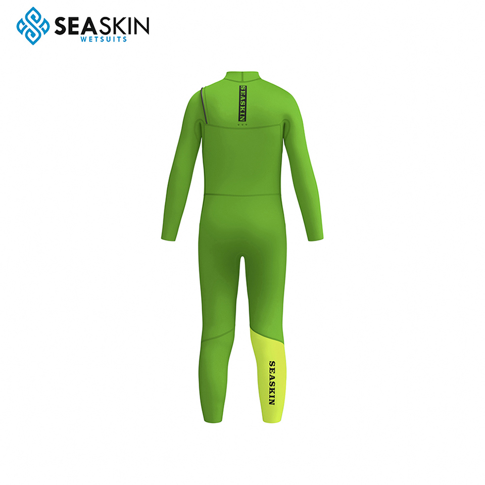 Seaskin Kids 3/2mm wetsuit untuk melayari kanak -kanak