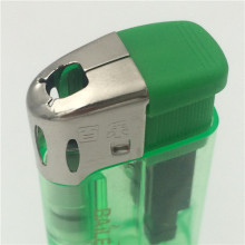 8.1cm Refillabig Transparent Triangle ISO Electronic Lighter