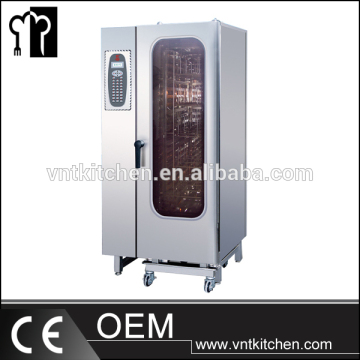 Electric Steaming Baking Oven Professional Baking Oven Steam 20 Trays Electric Combi Steamer Oven