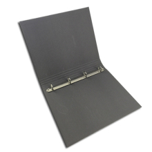 4 Ring Binder Black Paper File Folder