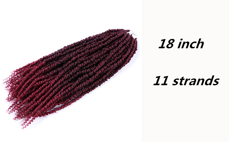 Wholesale Pretwisted Passion Twist Crochet Hair Extension Jumbo Braiding Synthetic Crochet Hair Pre Looped