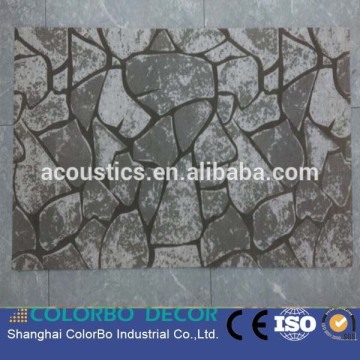 Environmental decorative polyester acoustic panel