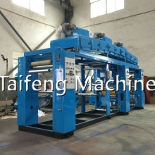 Cigarette paper printing and gluing machine