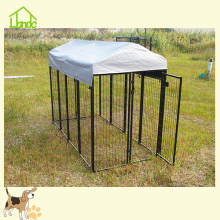 Durable Black Spray Outdoor Dog Runs