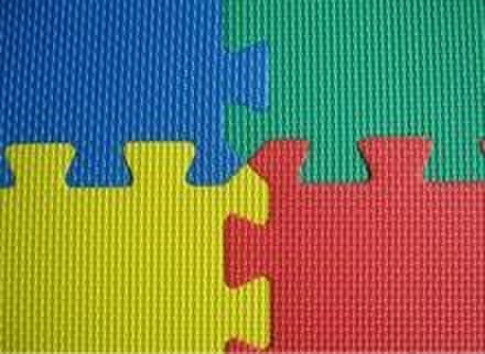 Puzzle Toy Mat, Wood Soft Tiles Mat