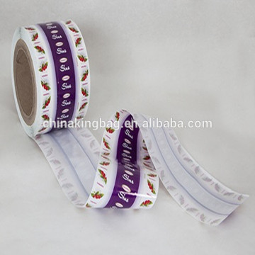 Flexible flowpack plastic food packaging film