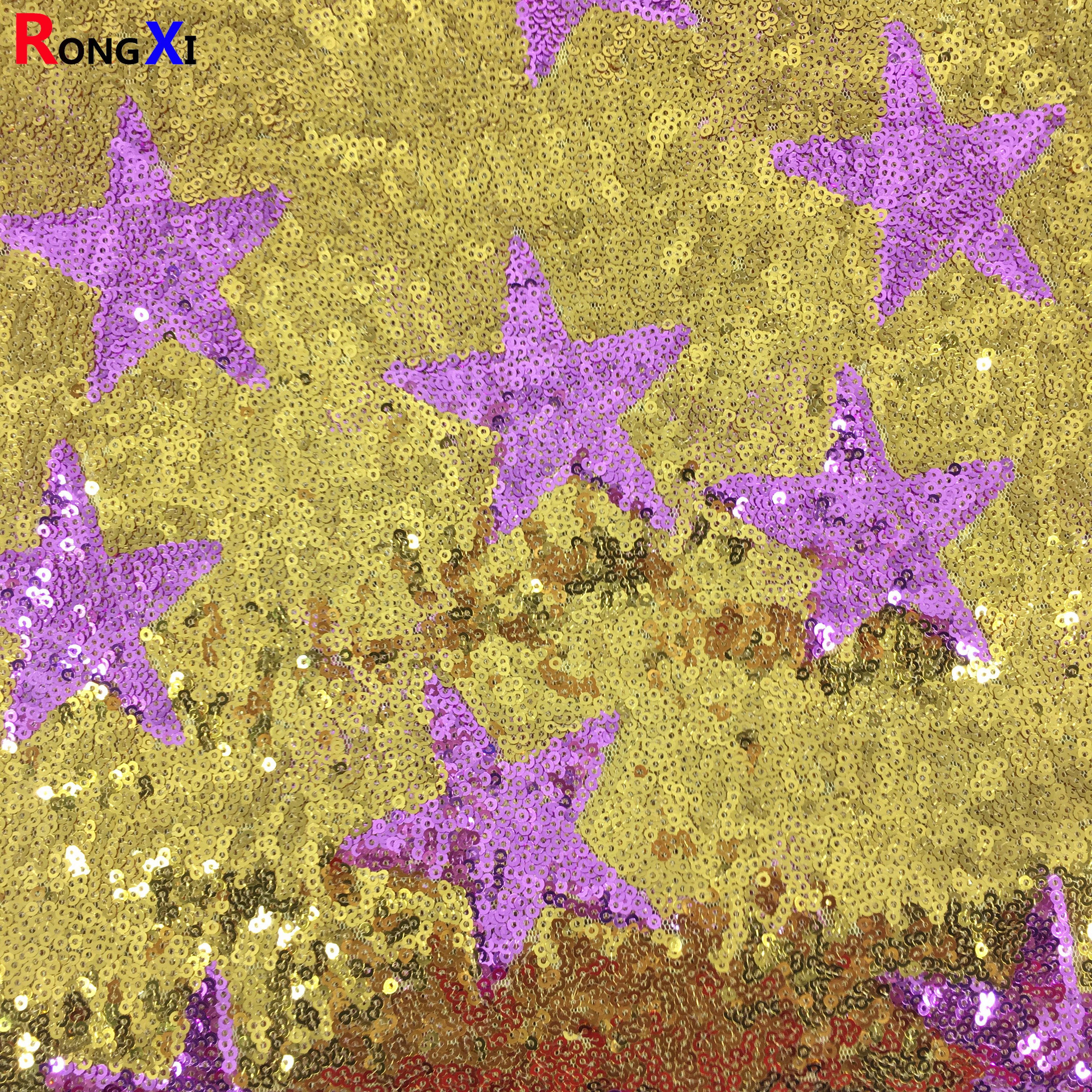 RXF0657 3MM Brand New Round Sequin Embroidered Fabric