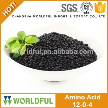 organic amino acid granules 12-0-4, amino humic acid 12-0-4 npk granular