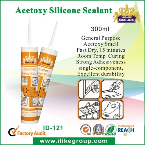 Acetic Silicone Sealants , Doors And Windows Waterproof Sealant