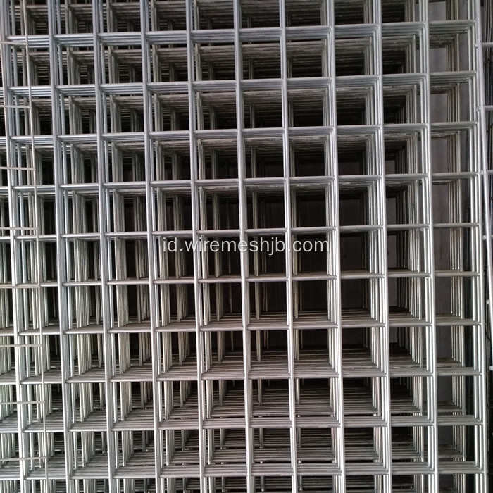 Galvanized Wire Mesh Panels Dengan 4 &quot;Aperture