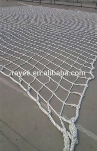 White Polypropylene Cargo Net 22mm, Cargo lifting net, Climbing cargo rope net for playground