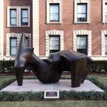 Outdoor public garden metal bronze abstrat statue morden art