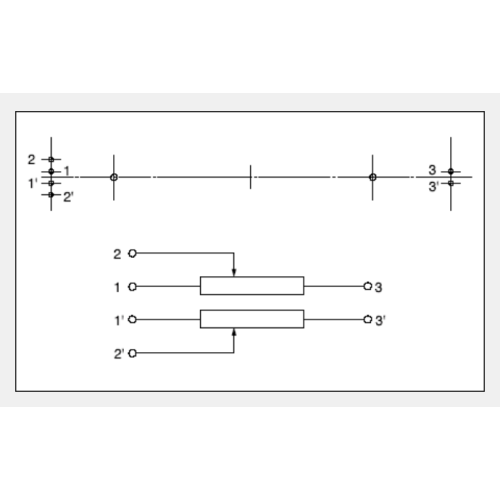 RS60N Series Slide Potentiometer