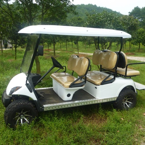 electric golf cart with off-road tire